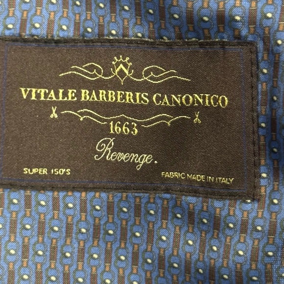 Women’s Navy Super 150 Single breasted suit (custom by Suitsupply)- 100% wool - Picture 9 of 14